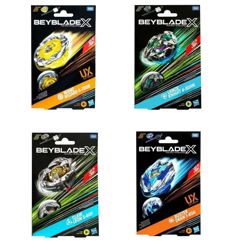 Beyblade X Starter Pack Top Trottola con Lanciatore Assortito Hasbro