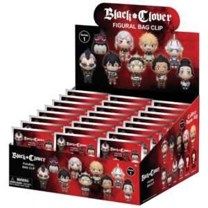 BLACK CLOVER BAG CLIP BLIND BOX DISPLAY (24) Moschettone MONOGRAM