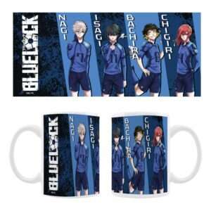Blue Lock Ceramic Tazza Nagi, Isagi, Bachira & Chigiri Sakami Merchandise