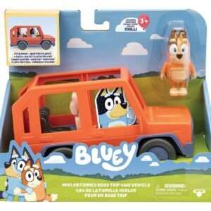 Bluey Figura Pack Heeler Family Road Trip Moose Toys