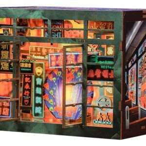 Book Nook Hong Kong Neon Light 13 X 17 Cm CuteBee