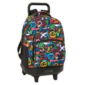 Colors Graffiti Compact Extraible trolley 42cm Safta