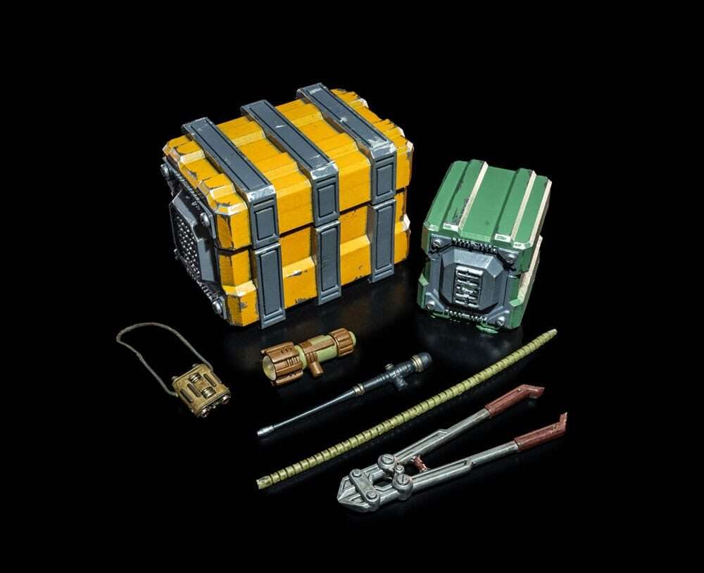 Cosmic Legions: Oxkrewe Book Two Harrow Zone Action Figura Accessory Wasteland Survival Set Four Horsemen Toy Design