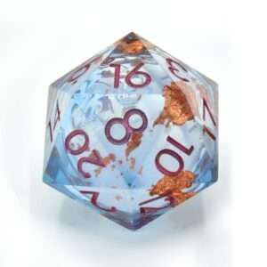 CritStones Liquid Core Dice D20 Seraphic Reverie 3 Cm Glassstaff