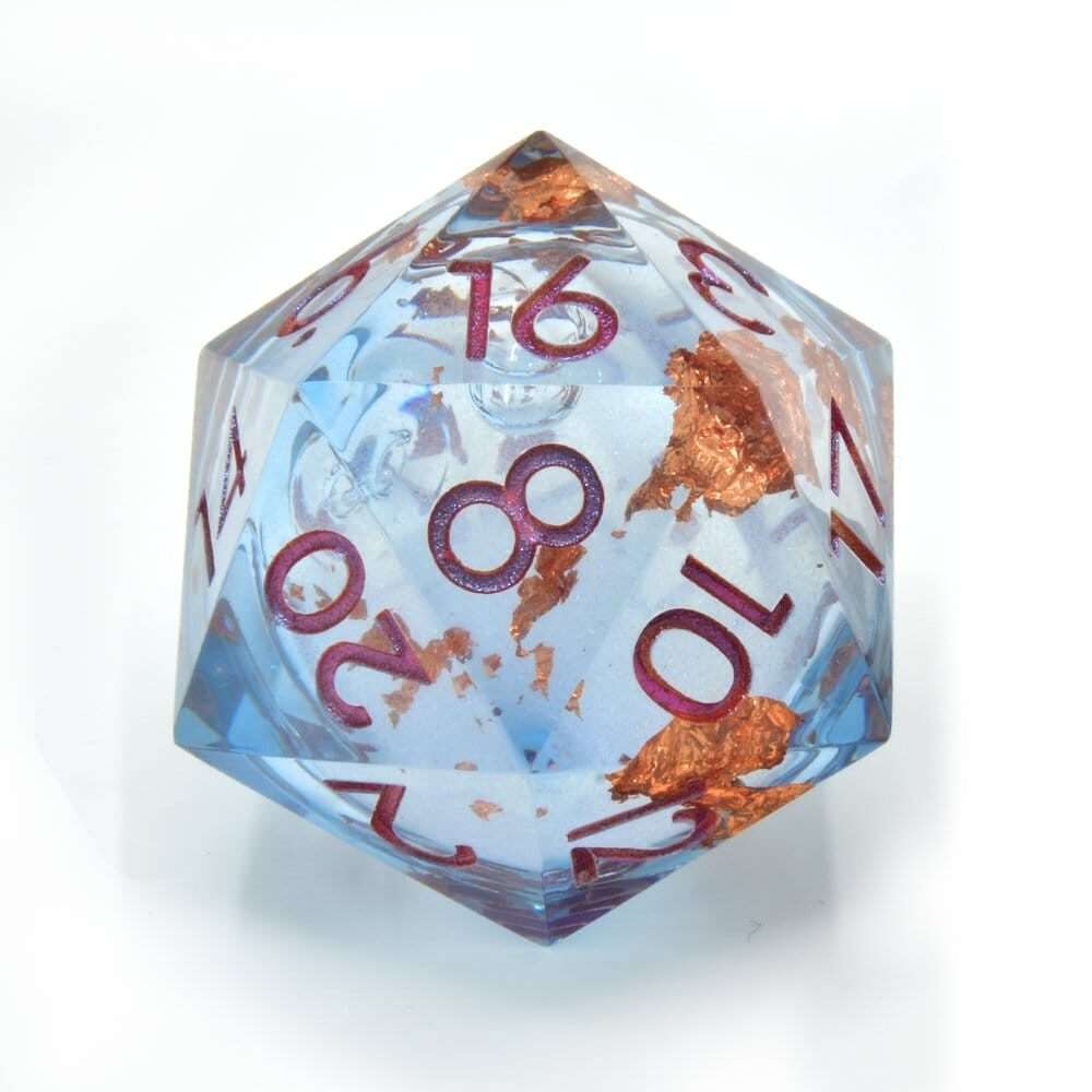 CritStones Liquid Core Dice D20 Seraphic Reverie 3 Cm Glassstaff