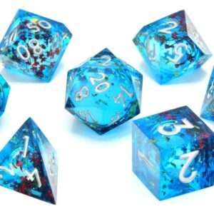 CritStones Liquid Core Dice Set Mermaid's Maelstrom (7) Glassstaff