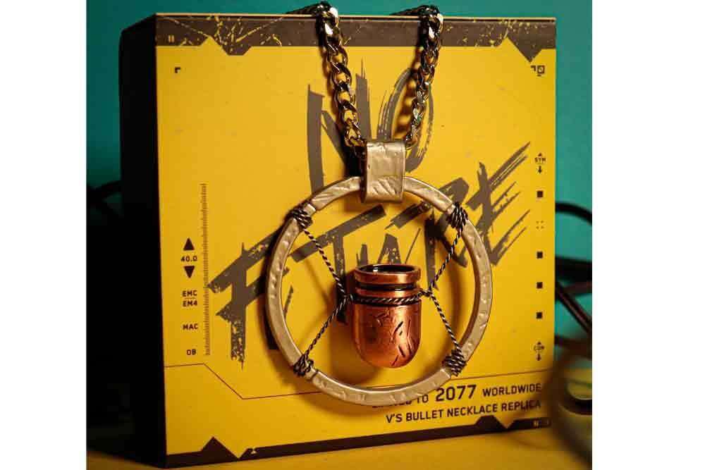 Cyberpunk 2077 V Bullet Collana Replica Fanattik