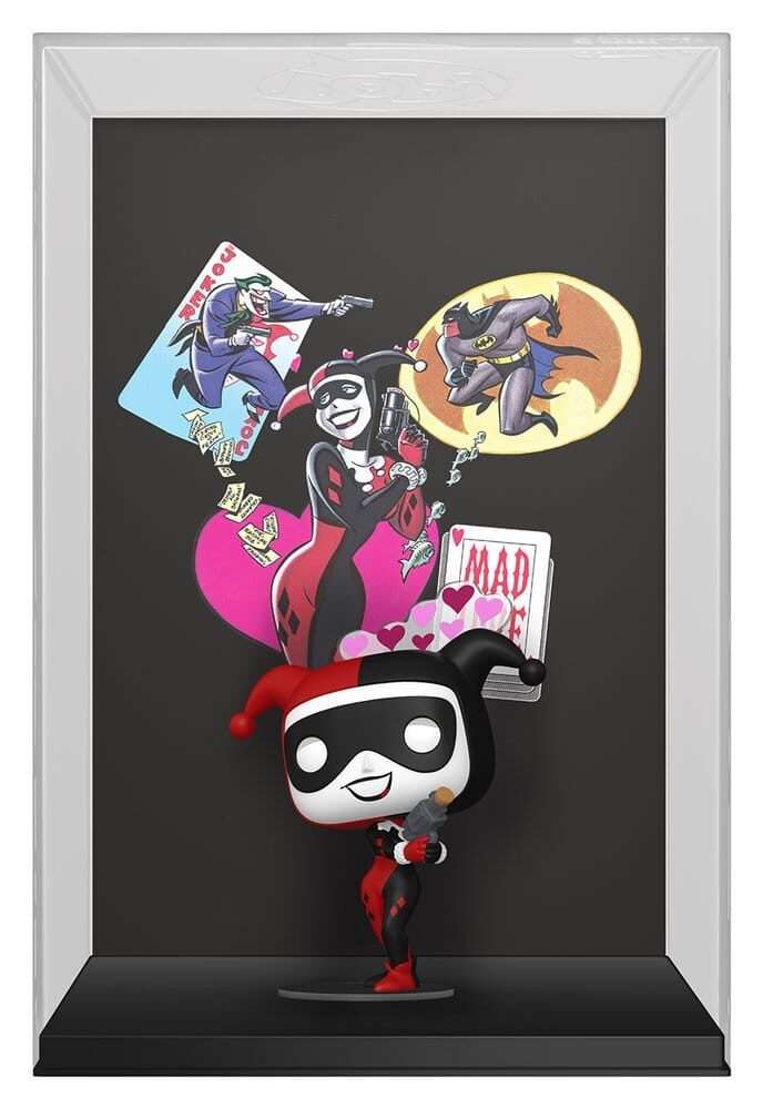 DC Comics POP! Comic Covers Vinyl Figure Harley Quinn 9 Cm Funko