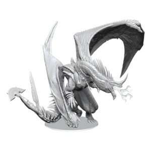 D&d Nolzur's Marvelous Miniatures Unpainted Miniatures Ancient Blue Dragon 20 Cm Wizbambino
