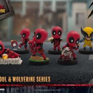 Deadpool 3 Deadpool & Wolverine Series Mini Uova Attack Figures Set 8 Cm Beast Kingdom Toys