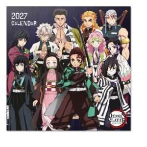 Demon Slayer 2027 Wall Calendar 30 X 30 Cm Grupo Erik