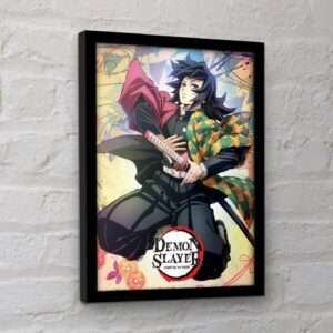 DEMON SLAYER GIYUU COLLECTOR PRINT Stampa Con Cornice PYRAMID INTERNATIONAL
