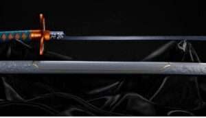 Demon Slayer: Kimetsu No Yaiba Proplica Replica 1/1 Nichirin Sword (Shinobo Kocho) 88 Cm Bandai Tamashii Nations