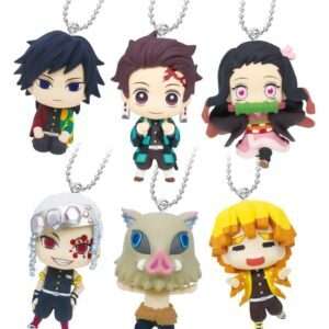 Demon Slayer: Kimetsu No Yaiba Swing Danglers Portachiavis 3 Cm Mystery Capsule Takara Tomy