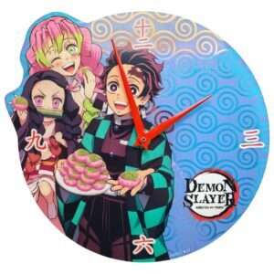 Demon Slayer: Kimetsu No Yaiba Wall Clock Holographic Sakami Merchandise