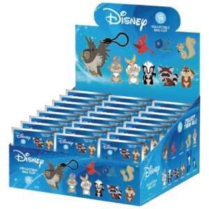 Disney 3d Foam Bag Clips Woodland Characters Series 76 Con Figure Int.