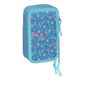 Disney Frozen triple pencil case 37pcs Safta