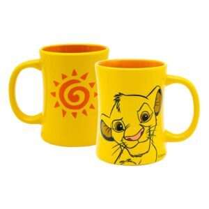 Disney Il Re Leone 3d Relief Tazza Simba 360 Ml Geda Labels