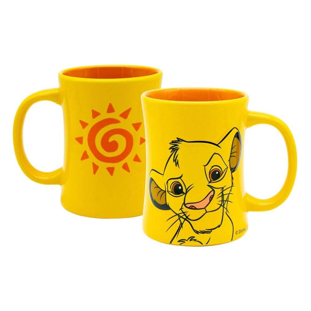 Disney Il Re Leone 3d Relief Tazza Simba 360 Ml Geda Labels