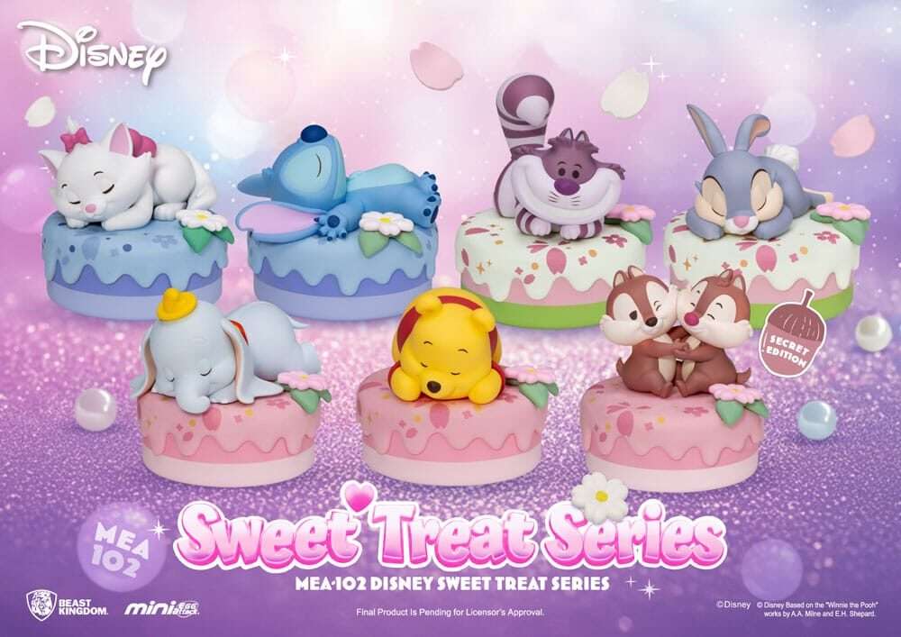 Disney Mini Uova Attack Blind Box Figures Sweet Treat 5 Cm Beast Kingdom Toys