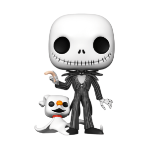 Disney Nightmare Before Christmas Funko POP Vinile Figura Jack Con Zero 25 cm