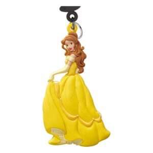 Disney Princess Soft Touch Pvc Bag Clip Belle Con Figure Int.