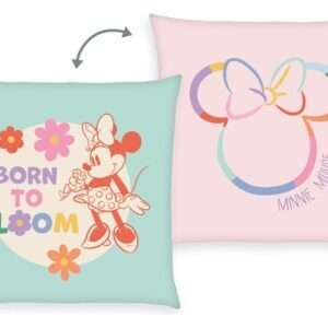 Disney Soft Velboa Pillow Minnie Mouse Born To Bloom 40 X 40 Cm Herding