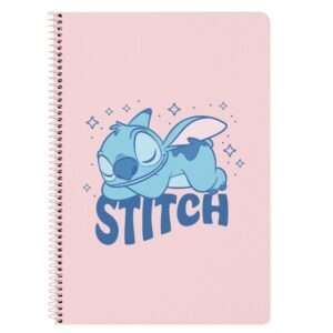 Disney Stitch Ohana A4 notebook Safta