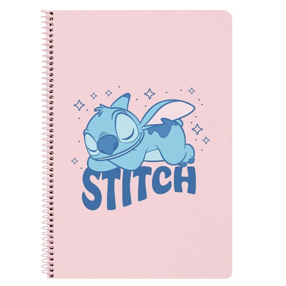 Disney Stitch Ohana A4 notebook Safta