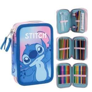 Disney Stitch triple pencil case CerdÁ