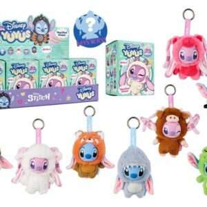 DISNEY STITCH YUYUS PELUCHE WAVE 2 BAG CLIP BLIND BOX (8) Moschettone SIMBA