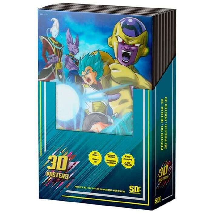 Dragon Ball 3D Poster Dragon Ball & Dragon Ball Super 38 X 58 Cm SD Toys
