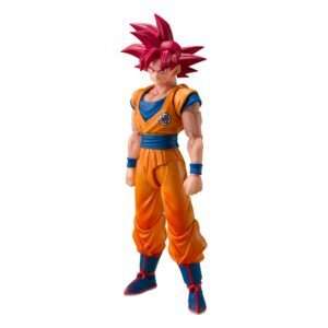 Dragon Ball Super S.h.figuarts Action Figura Super Saiyan God Son Guko (god Aura) 15 Cm Bandai Tamashii Nations