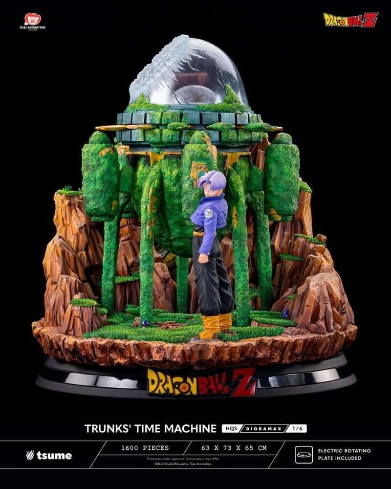 Dragon Ball Z HQS Dioramax Figure 1/6 Trunks' Time Machine Tsume