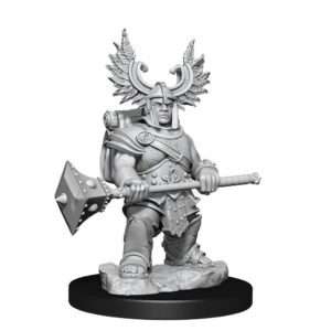 Dungeons & Dragons Frameworks Miniature Model Kit Dwarf Barbarian Female Wizkids