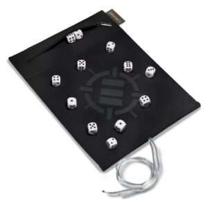 Enhance Tabletop Accessories Roll On A Scroll Dice E Rolling Mat White Enhance