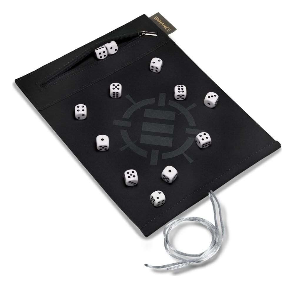 Enhance Tabletop Accessories Roll On A Scroll Dice E Rolling Mat White Enhance