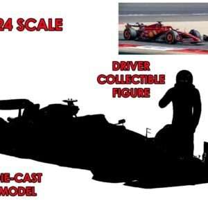 F1 Ferrari Sf-24 Con Leclerc Figura - 1:24 Die-cast Model Modelli In Scala Bburago