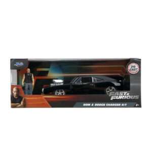 Fast & Furious Dodge Charger R/t Car + Dominic Toretto Figura Set Jada Toys