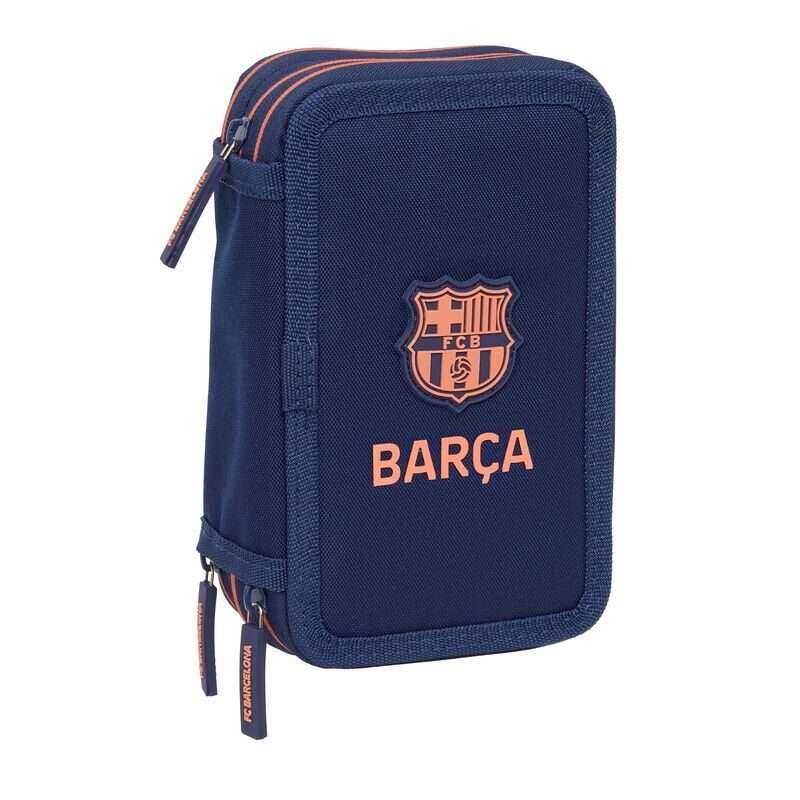 F.C. Barcelona 2 Equipment 25/26 triple pencil case 37pcs Safta