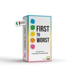 FIRST TO WORST - VERSIONE ITALIANA Gioco Da Tavolo YAS! GAMES
