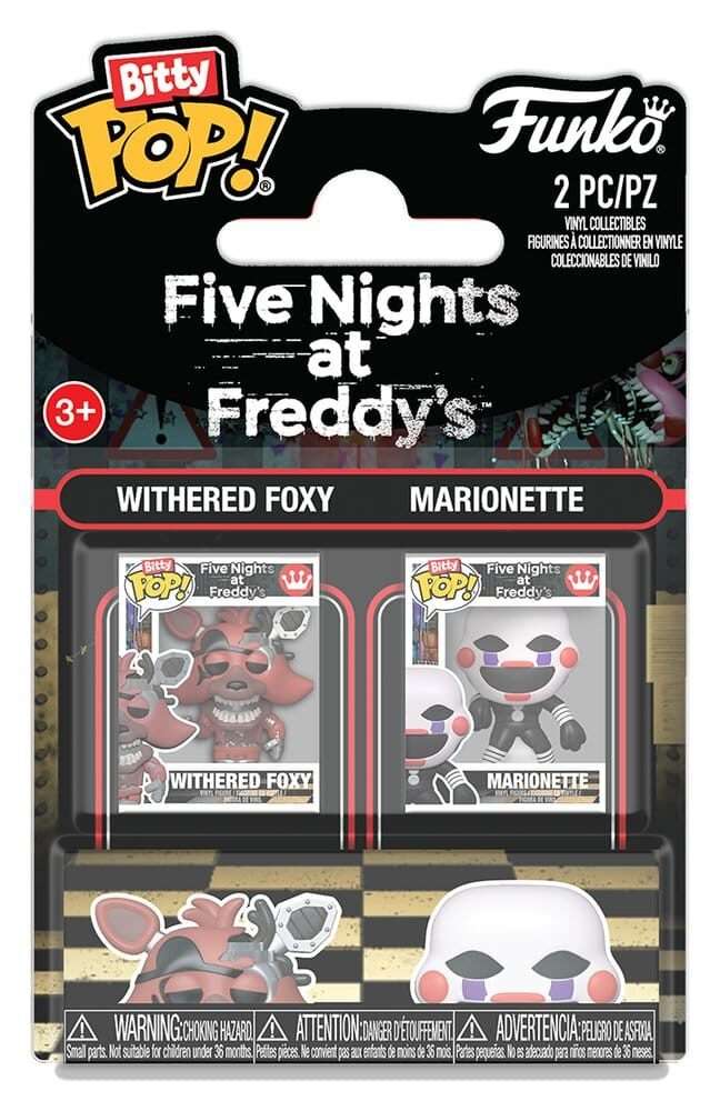 Five Nights At Freddy's Bitty POP! Vinyl Figure 2-Pack Withered Foxy & Marionette 2 Cm Funko
