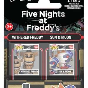 Five Nights At Freddy's Bitty POP! Vinyl Figure 2-Pack Withered Freddy & Sun & Moon 2 Cm Funko