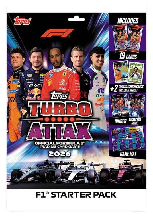 Formula 1 Turbo Attax 2026 Trading Cards Starter Set Topps/Merlin