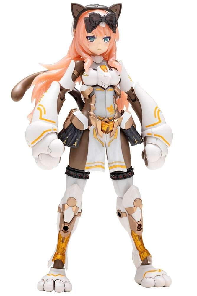 Frame Arms Girl Plastica Model Kit Durga I Cat Armor Ver. Calico 16 Cm Kotobukiya