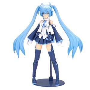 Frame Arms Girl X Hatsune Miku Plastica Model Kit Frame Music Girl Snow Miku Another Color Ver. 15 Cm Kotobukiya