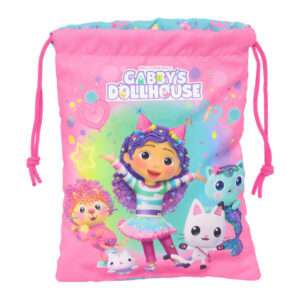Gabbys Dollhouse Confetti lunch bag 25cm Safta