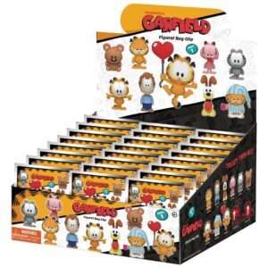 Garfield 3d Foam Bag Clips Serie 1 Con Figure Int.