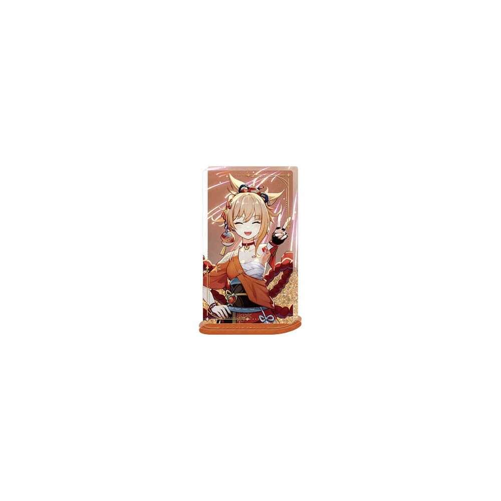 Genshin Impact Stampa In Acrilico Ornament Con Glitter: Yoimiya 11 Cm Sakami Merchandise