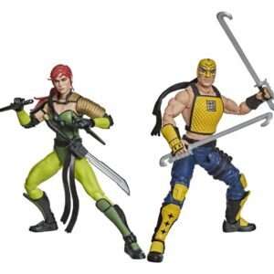 G.I. Joe Classified Series Action Figure 2-Pack -212 Ninja Force Scarlett & T'Jbang 15 Cm Hasbro
